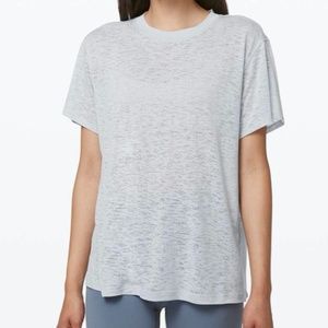 Lululemon All Yours Boyfriend Tee *Veil Silver Fox